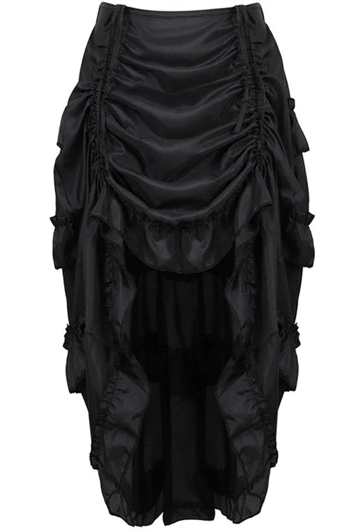 TightconnectionBlack Hi-Low Corset Dress