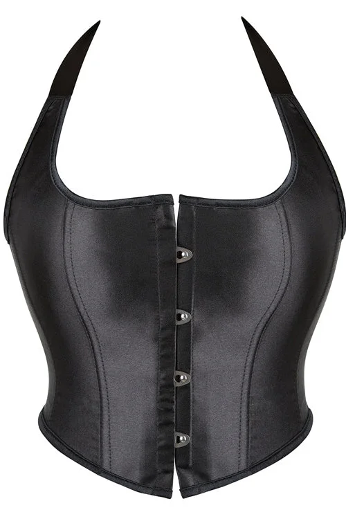 TightbandBlack Halter Bustier Corset Top