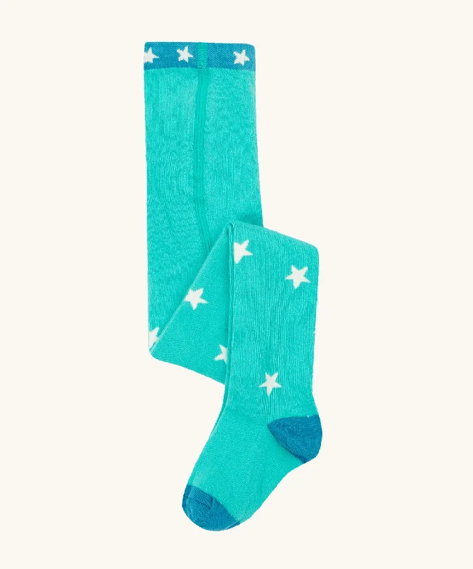 TightcircleFrugi Norah Tights - Pacific Aqua/Stars