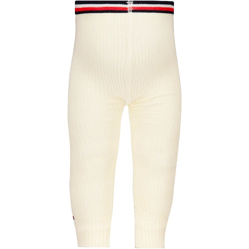 TightcollarTommy Hilfiger Off White Baby Leggings