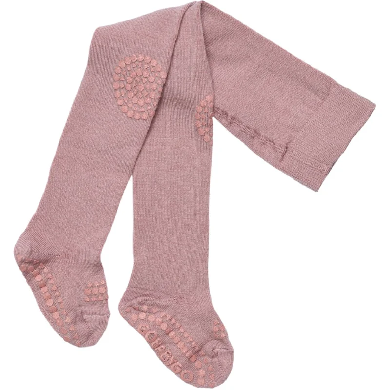 TightsyncGobabygo Rose Blush Crawling Tights anti-slip Wool