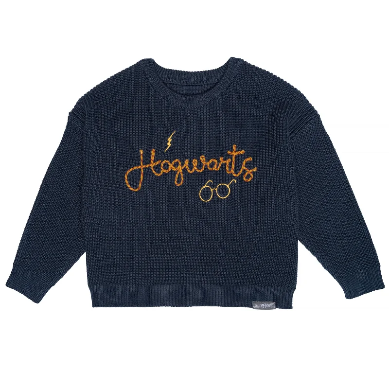 Infant and Toddler Neutral Hogwarts SweaterLace Knit Tops