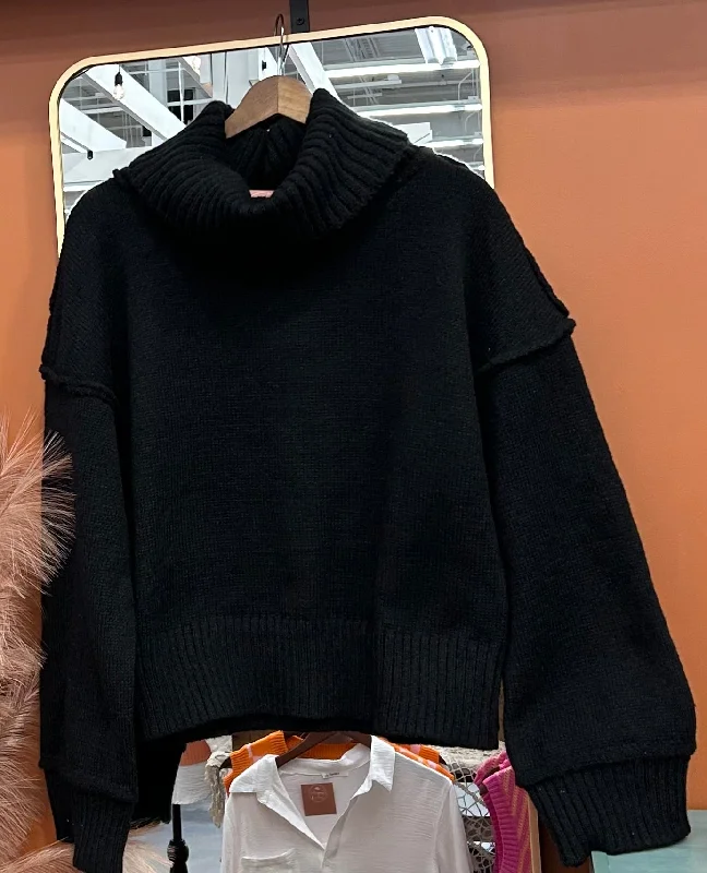 Abby Turtleneck SweaterTasseled Knit Tops