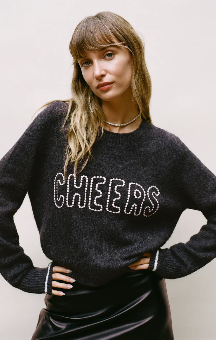 Cheers SweaterLayered Knit Tops