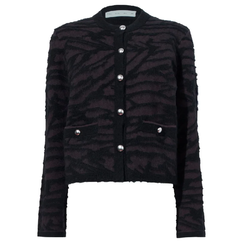 Josephine Print KnitCashmere Knit Tops