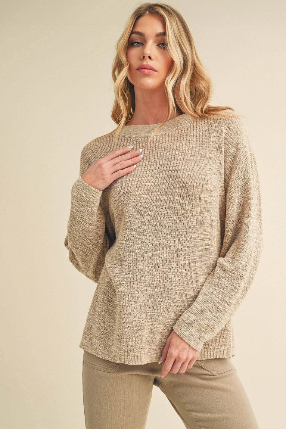 Rayla Knit SweaterCashmere Knit Tops