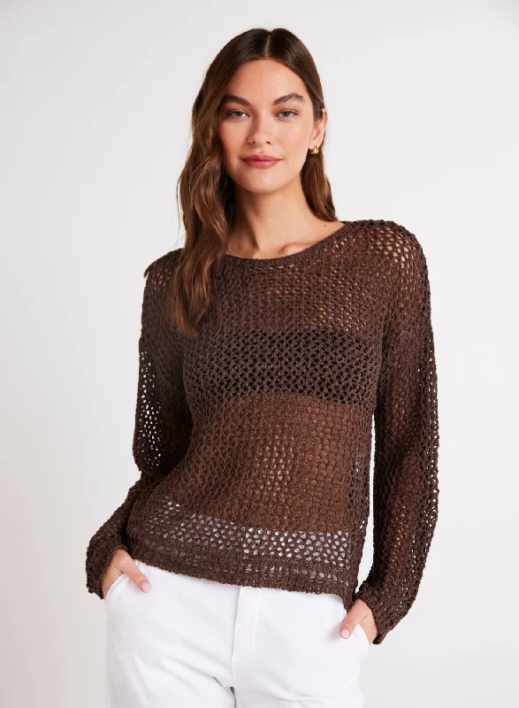 Relaxed Shoulder SweaterWool Knit Tops