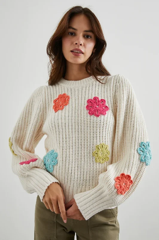 Romy SweaterSheer Knit Tops