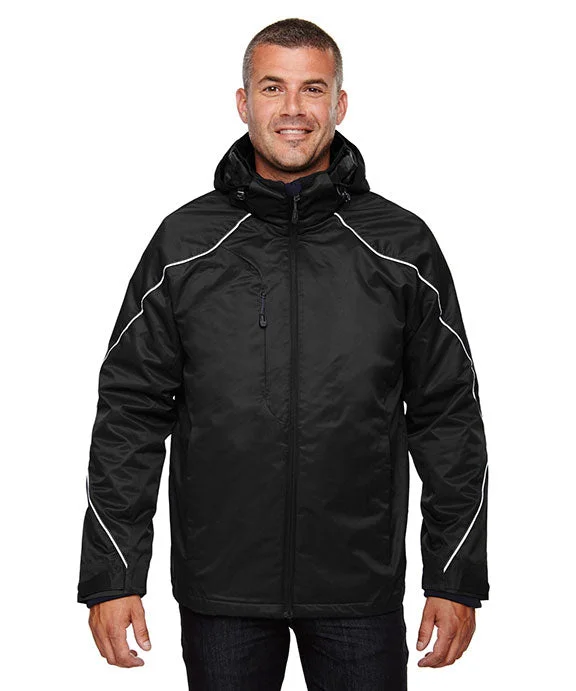 Pocketed Jackets88196T - North End Mens Tall Angle 3-in-1 Jacket with Bonded Fleece Liner