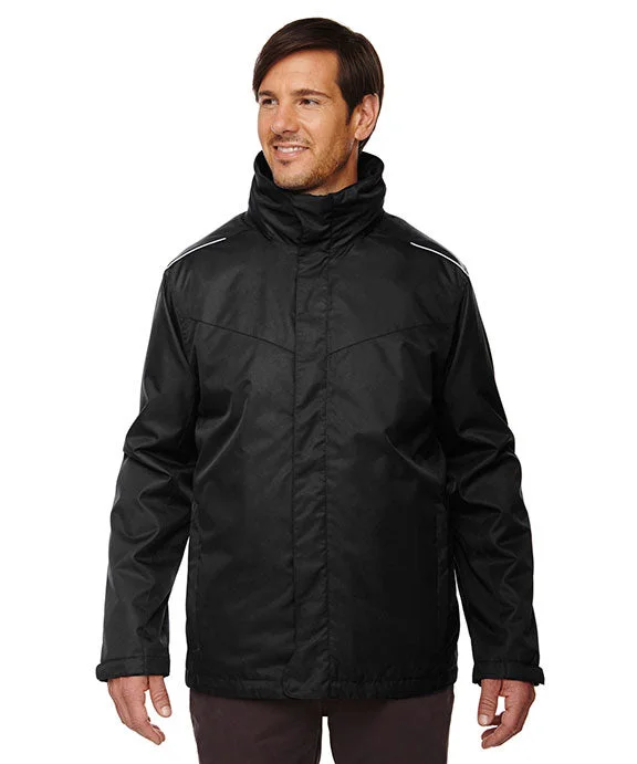 Fleece Jackets88205T - Core 365 Mens Tall Region 3-in-1 Jacket with Fleece Liner