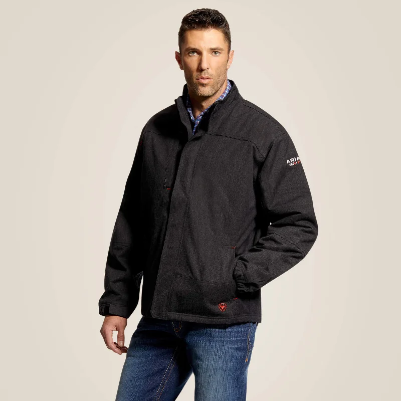 High-Fashion JacketsAriat Men's Black FR H2O Proof Jacket #10018144