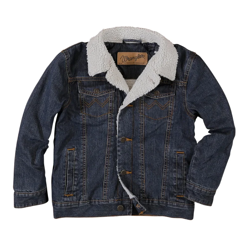 Track JacketsBoy's Wrangler Sherpa Lined Denim Jacket #84256RT