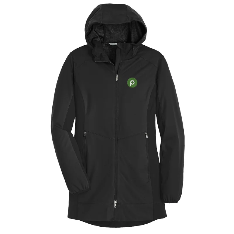 Embellished JacketsPort Authority® Ladies Active Hooded Soft Shell Jacket - Publix Brandmark