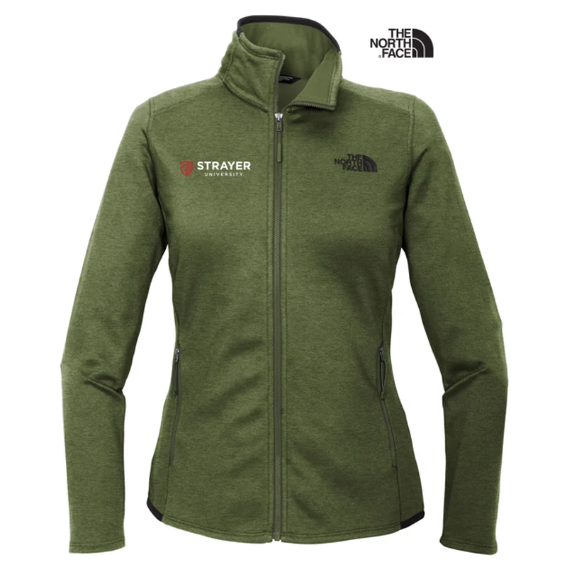 BlazersNEW STRAYER The North Face ® Ladies Skyline Full-Zip Fleece Jacket-Four Leaf Clover Heather