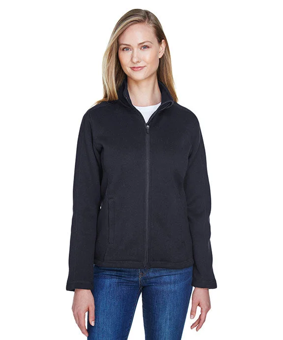 Hemp JacketsDG793W - Devon & Jones Ladies Bristol Full-Zip Sweater Fleece Jacket