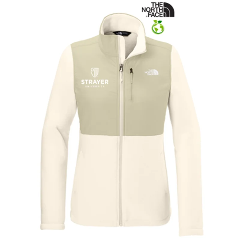 Motorcycle JacketsNEW STRAYER - The North Face® Women’s Highest Peak Full-Zip Fleece Jacket - Gardenia White/Gravel