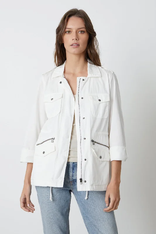 Linen JacketsRUBY LIGHT-WEIGHT ARMY JACKET