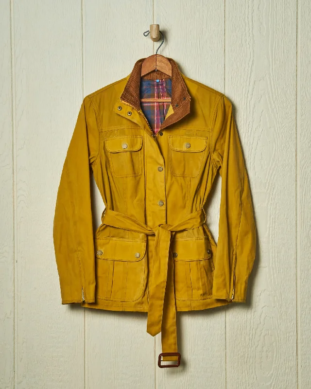 Designer JacketsWomen’s Aberdeen Jacket in Goldenrod Waxed Canvas