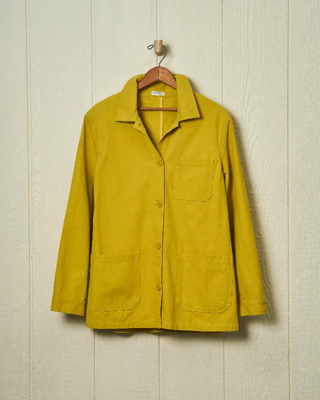 Ribbed Cuff JacketsWomen’s French Workman’s Jacket in Squash Herringbone