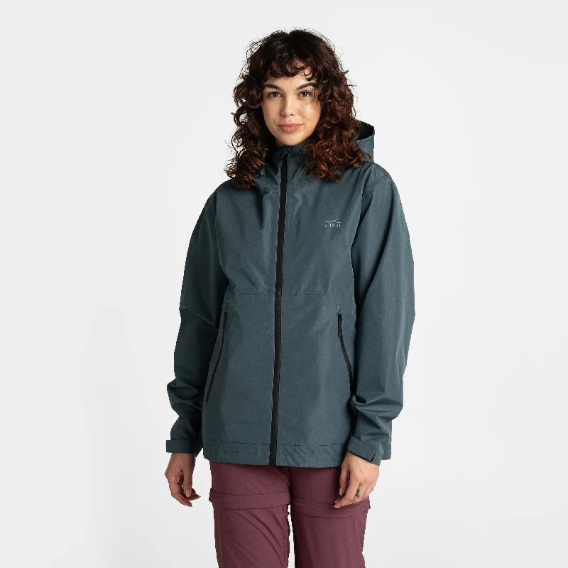 Fringed JacketsHorizon 3L Rain Jacket Blue Lake