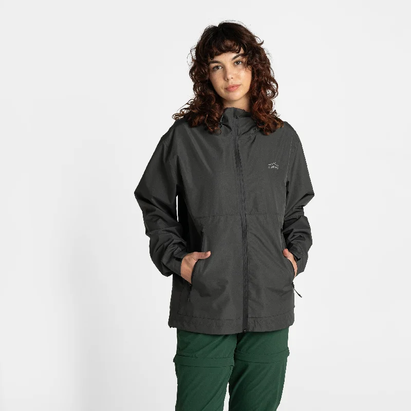 Hip-Hop JacketsHorizon 3L Rain Jacket Charcoal