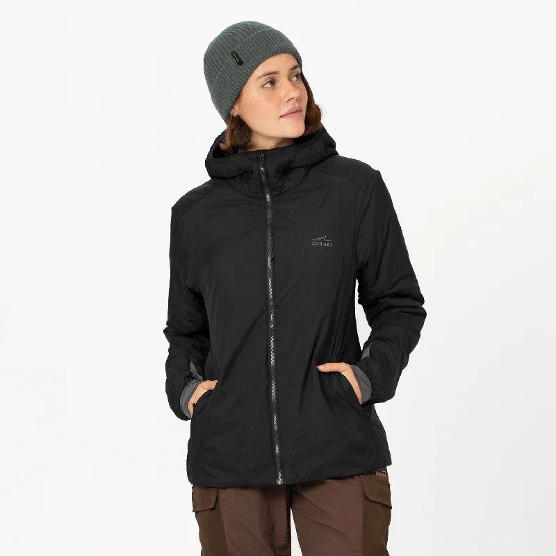 Hemp JacketsWomens Hotham Thermolite® Jacket Black