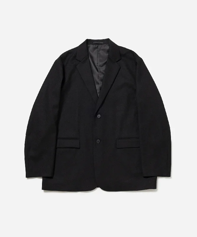 Pocketed JacketsWool Saxony Tailored Jacket