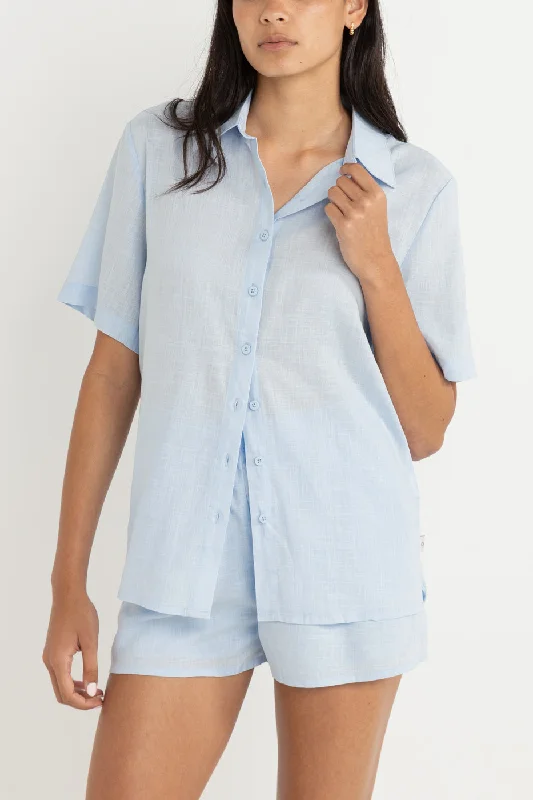 Embellished ShirtsClassic Lounge Shirt Blue