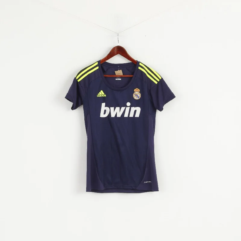 Satin ShirtsAdidas Real Madrid Women M Shirt Blue Football Club Ozil #10 Jersey Top