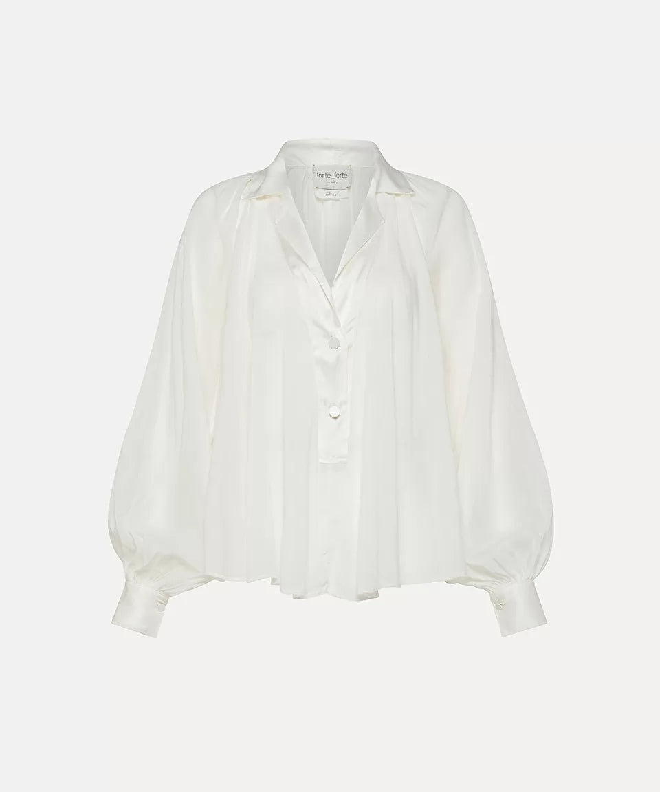 Button-Down ShirtsCotton Silk Voile Bohemian Shirt