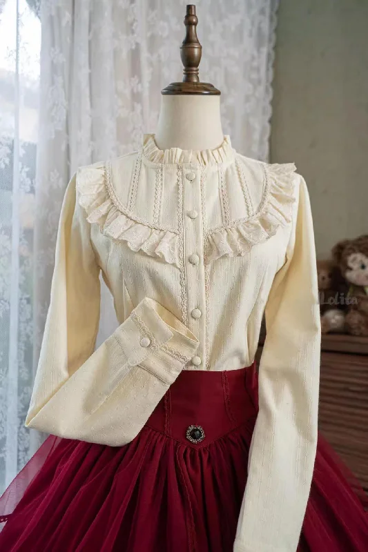 Tunic ShirtsUncle Wall Original~Daily Lolita Shirt Winter Shirts