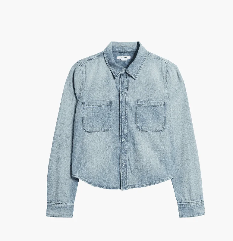 Athletic ShirtsSlim Denim Shirt