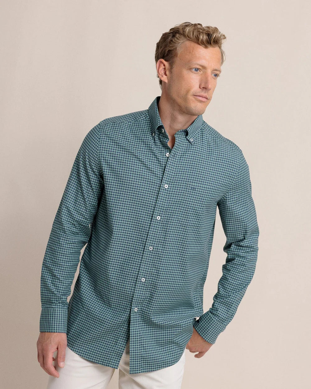 Flannel ShirtsSouthern Tide Shemwood Plaid Skipjack Long Sleeve Sport Shirt