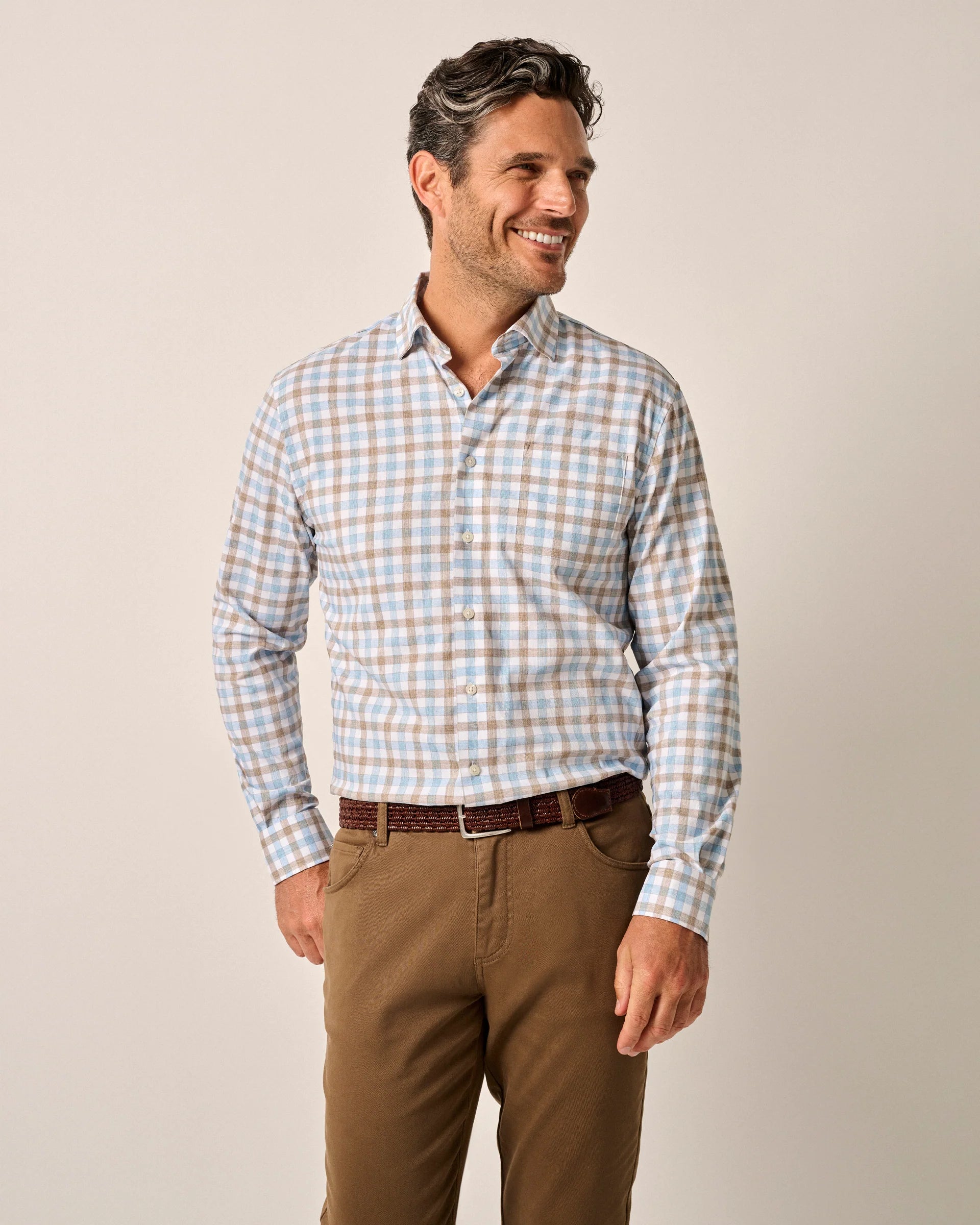 Slim Fit ShirtsJohnnie-O Mcarthur Sport Shirt - Cascade