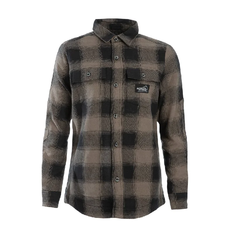 Painted ShirtsFlannel Insulated shirt Lady (Brown)