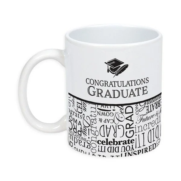 Congratulations Graduate Sentiments White Mug 11 oz.