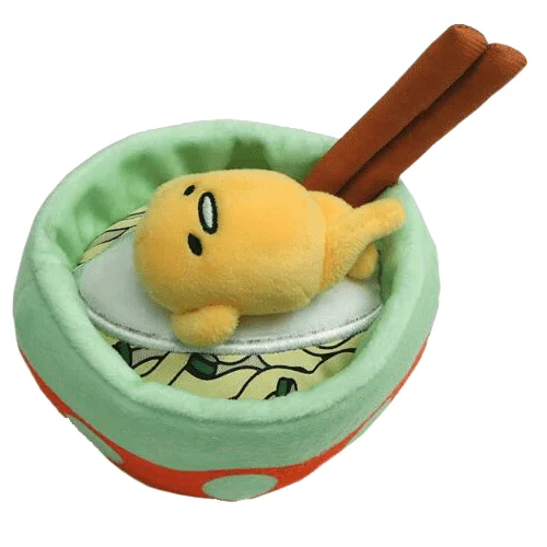 Gund Gudetama Noodle Bowl 4" Plush