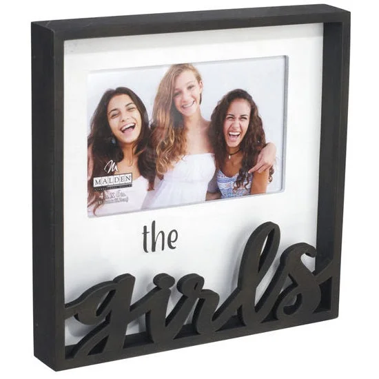 Malden The Girls Laser Cut 3 Dimensional 4"x6" Photo Frame