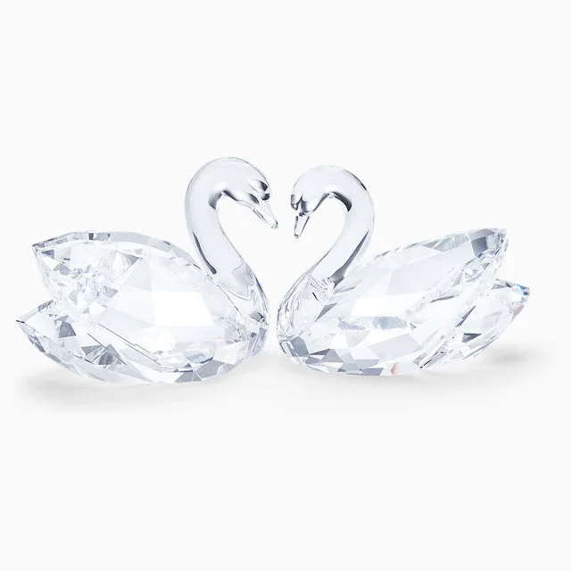 Swarovski Swan Heart Couple