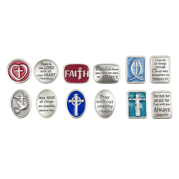 Encouraging Scripture Verses Prayer Token Charm