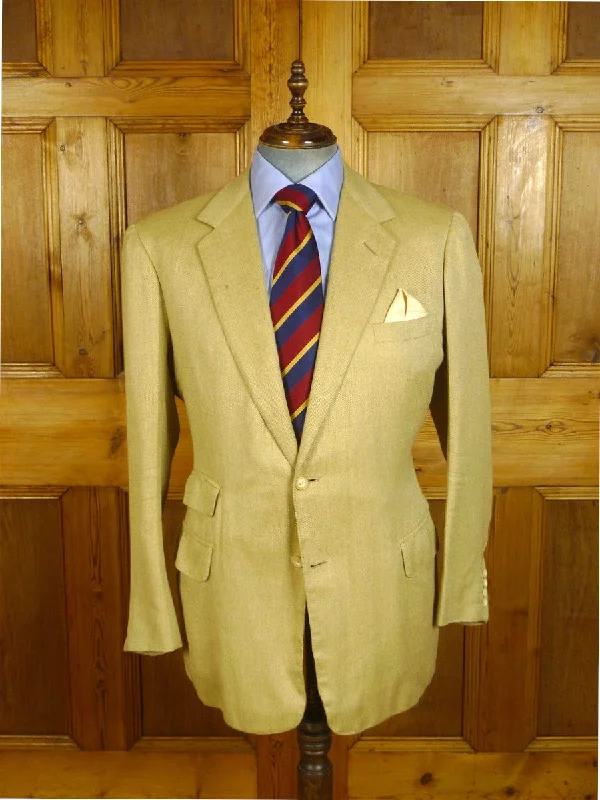 Blazervictory080824/09 anderson & sheppard 2000 savile row bespoke linen silk & cashmere sports jacket blazer 47 regular