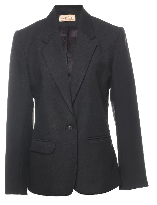 BlazeruniqueBlack Classic Blazer - M