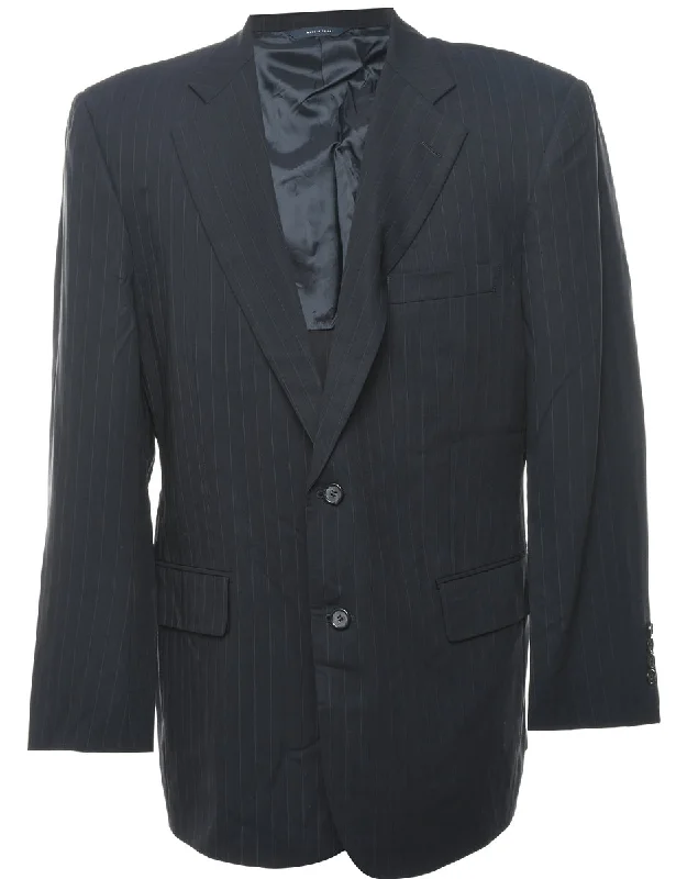 BlazerdesignBlack Striped Blazer - XL