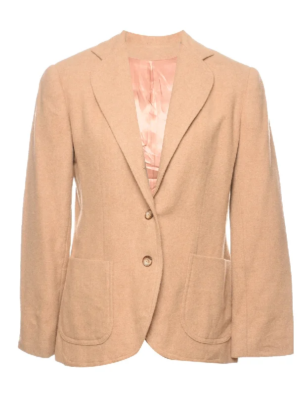 BlazergadgetButton Front Beige Blazer - S