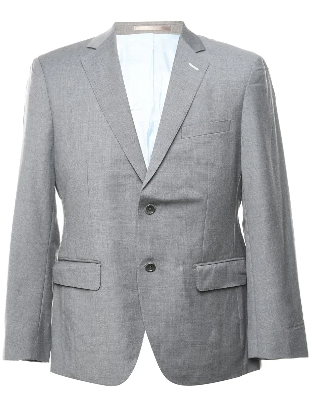 BlazerpatternClassic Grey Blazer - L