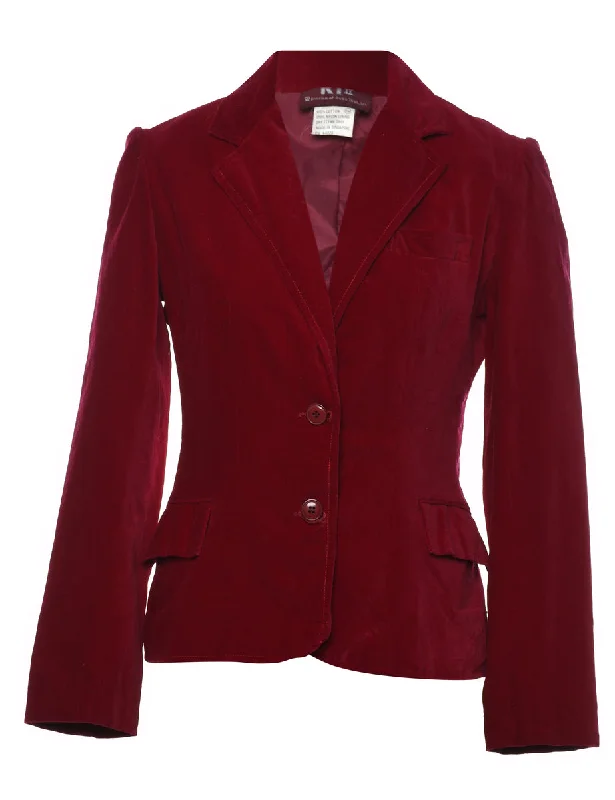 BlazerpatternClassic Maroon Blazer - M