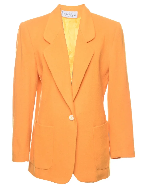 BlazergameClassic Orange Wool Blazer - M