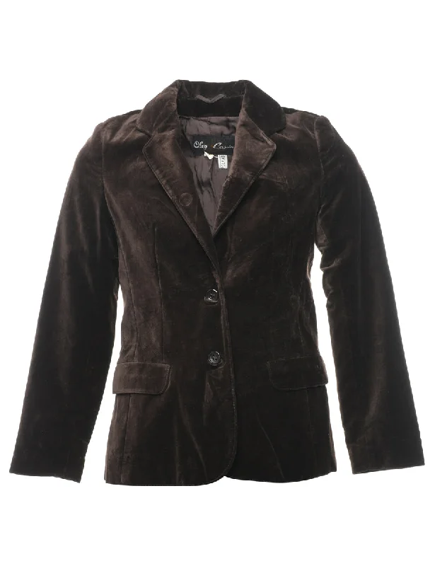 BlazerrivalDark Brown Blazer - M