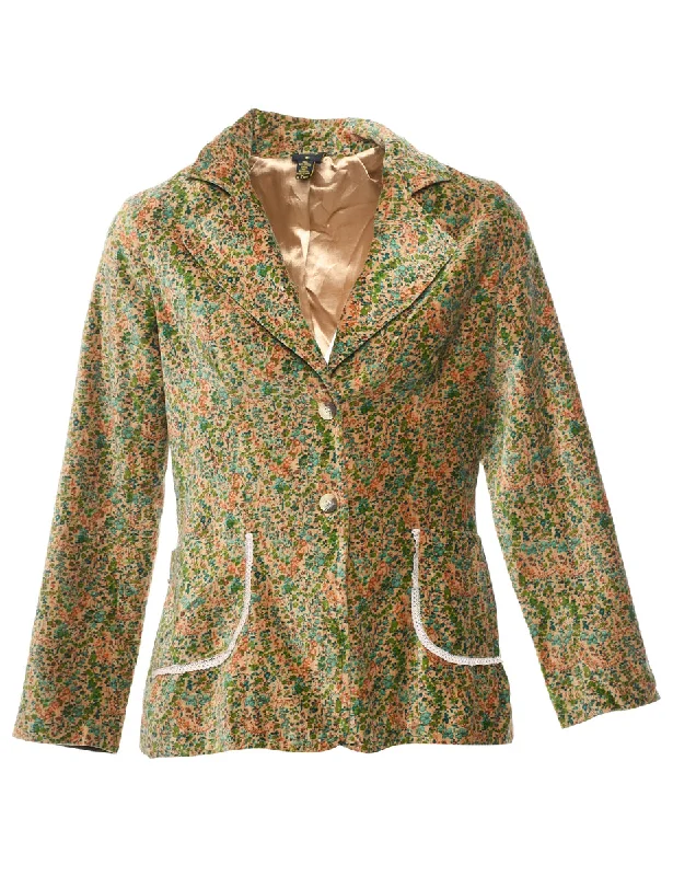 BlazerplatformDitzy Floral Print Blazer - M