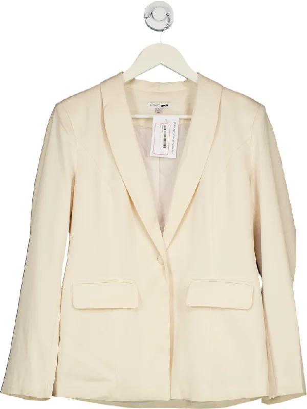 BlazerfestivalFashion Nova Cream Blazer UK S